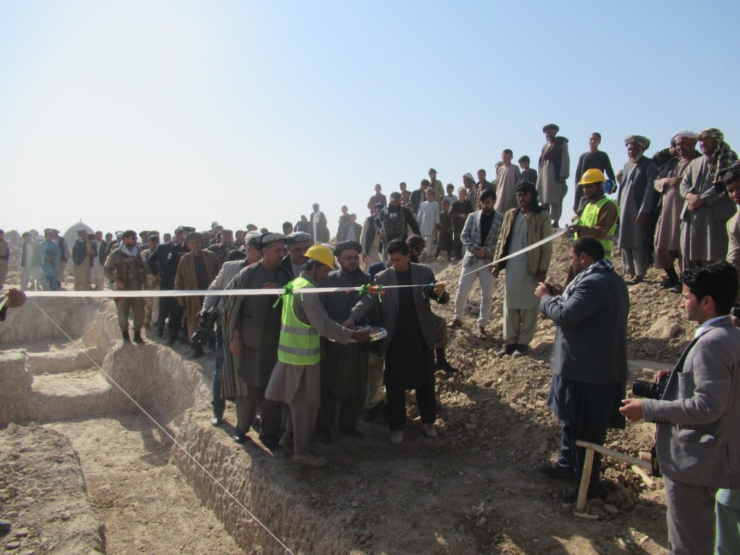 Construction began on a Multi-Purpose Shelter in Khwaja Dokuh district