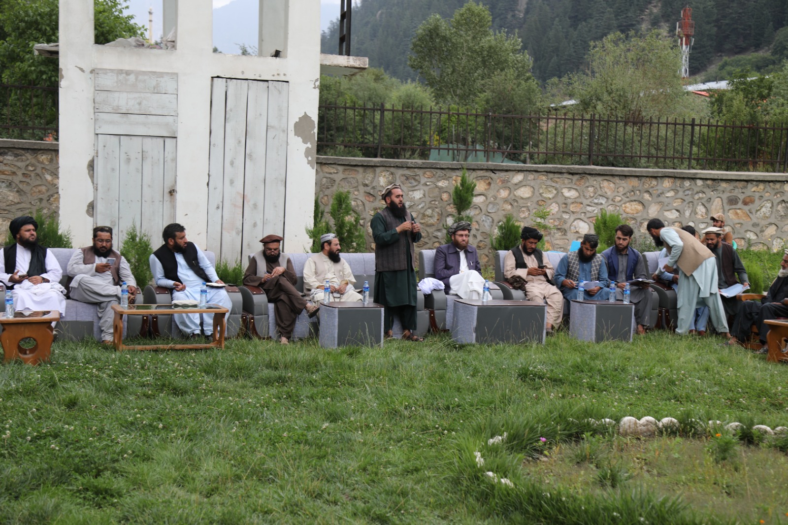 دیدار وزیر زراعت با کارمندان ریاست زراعت نورستان