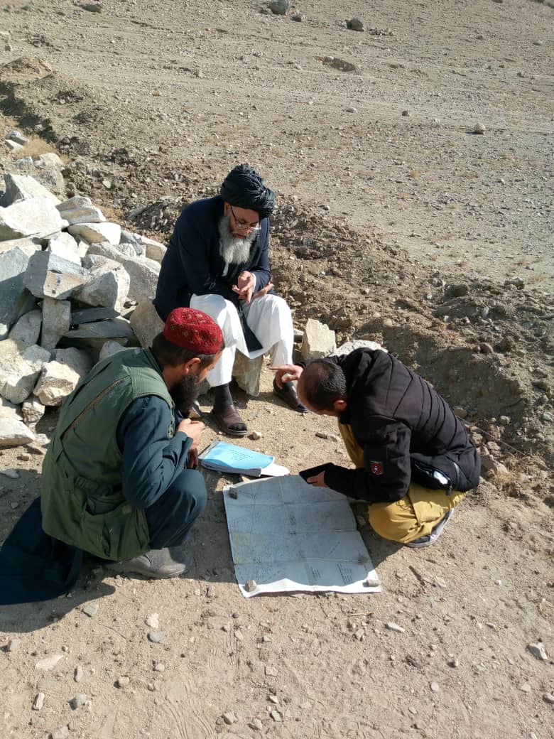 بررسی ده‌ها جریب زمین‌ امارتی در ولسوالی شکردره ولایت کابل 